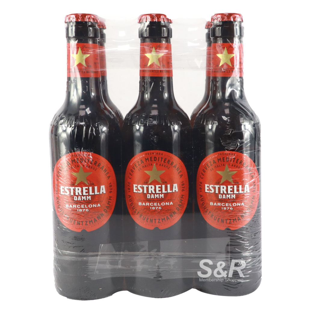 Estrella Damm Cerveza Mediterranea 6pcs